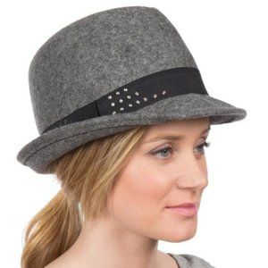 Sakkas Grey Wool Fedora
